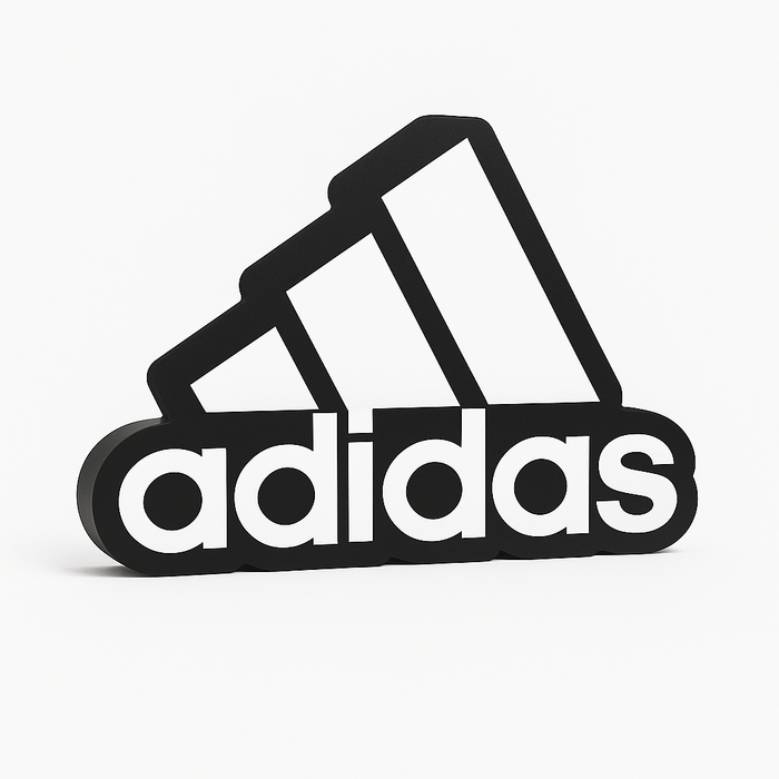 Adidas LED Lightbox | Spor Odası Dekoru, Masaüstü & Duvar Aydınlatma